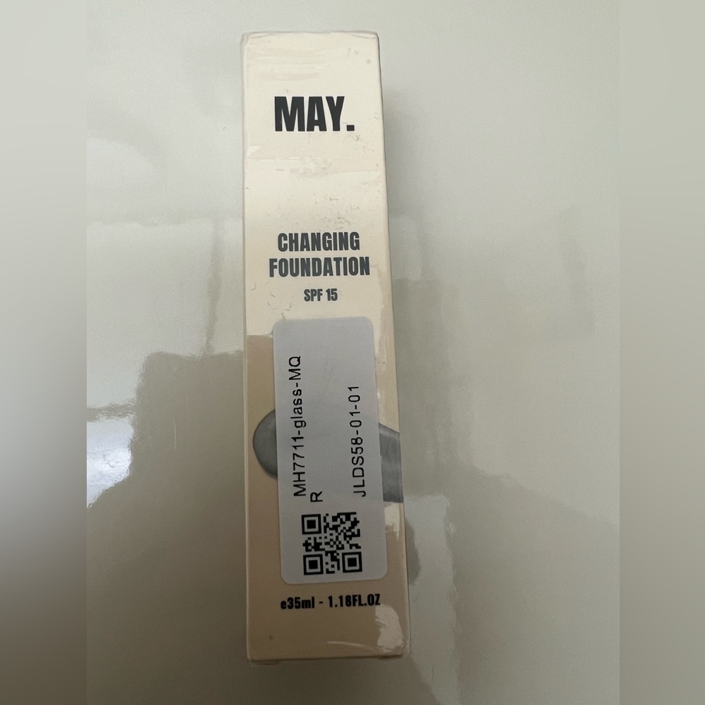 MAY Changing Foundation SPF15 1.18 FL OZ e35ml In Factory Sealed Box NIB